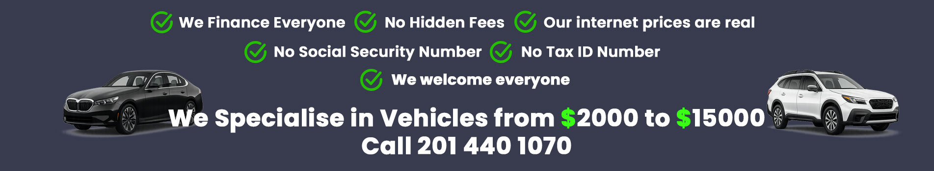 We finance everyone